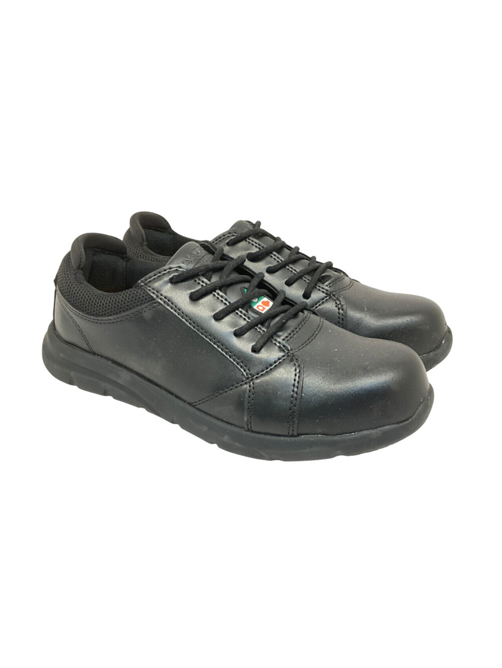 Dakota Men's Lace-Up Steel Toe Sport Oxford Shoes 3105 Black Leather Size 9M